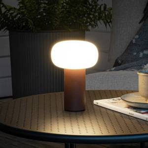 Konstsmide LED-Tischleuchte Antibes, IP54, Akku, RGBW, rost 