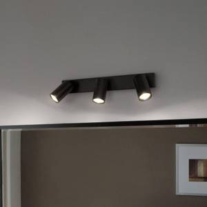 Ledvance LED-Strahler Octagon, dimmbar, dreiflammig, schwarz 