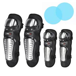 ZEUOPQ Knieschutz 4er-Pack Motorrad-Knieschützer, warmer und 