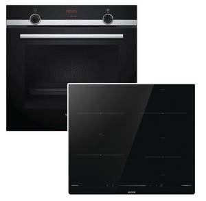 Siemens Backofen-Set ecoClean mit Gorenje Induktionskochfeld Booster autark 60 cm 