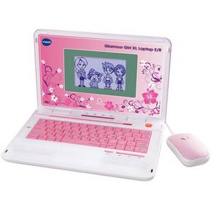 Vtech Glamour Girl XL Laptop E/R, Lerncomputer