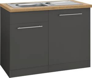 Wiho KÜchen wiho Küchen Spülenschrank Unna, 110 cm breit, inkl. Tür/Sockel/Griff für Geschirrspüler 