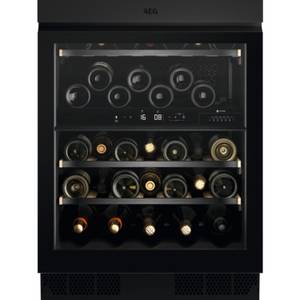 Aeg Getränke- und Dosenkühler AWUD040B8B, für 40 Standardflaschen á 0,75l,LCD-Display, Weinlagerung 