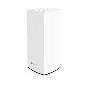  Linksys Velop MX4200 Tri-Band Mesh-WiFi 6-System (AX4200) WLAN-Router, Repeater, Extender mit bis zu 260 m² Funkabdeckung, 3,5-mal schneller, für mehr als 40 Geräte – 1er-Pack, Weiß 