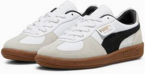 Puma Sneaker 'Palermo' goldgelb rauchgrau schwarz weiß 13718486 Kinder-Sneakers