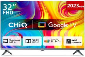 CHiQ L32H8CG LED-Fernseher (81,00 cm/32 Zoll, Full HD, Google TV, Smart-TV,...