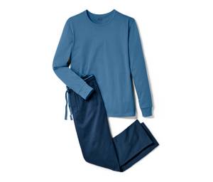 Tchibo - Jersey-Pyjama - Herren - Gr. S - hellblau 