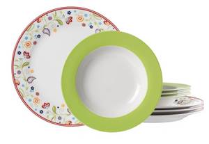 Ritzenhoff & Breker Tafelservice SHANTI DOPPIO, (Set, 8 tlg.), Spülmaschinengeeignet Tafelservice