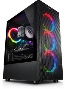 Kiebel Raptor 12 Gaming-PC (Intel Core i7 Intel Core i7-12700F, RTX 3050, 16 GB RAM, 1000 GB SSD, Luftkühlung, RGB-Beleuchtung) 