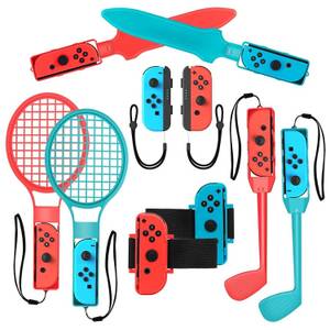 DOPWii 10-in-1 Switch Spiele Zubehör Sets für Kinder Nintendo Switch Sports Controller (10 St) 