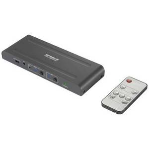 Speaka Professional SP-HDA-300 2+1 Port HDMI-Switch ARC (Audio Return Channel) 3480 x 2160 Pixel 