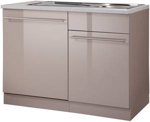 Wiho KÜchen wiho Küchen Spülenschrank Chicago, 110 cm breit, inkl. Tür/Sockel für Geschirrspüler 