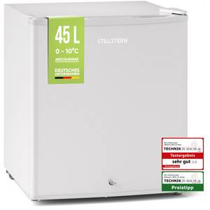 Stillstern Table Top Kühlschrank MKS 45.1, Mini Kühlschrank E 45L mit Abtauautomatik 