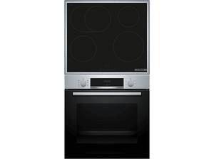 BOSCH HBD435RS64 (HBA514BS3 + PIF64RBB5E) Serie 4, Backofenset (Induktionskochfeld, A+, 71 l) 
