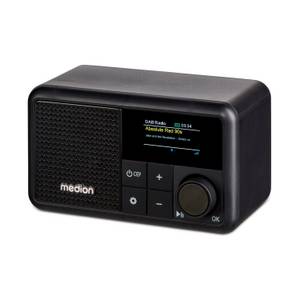 Medion ® Radio (MW/UKW, AM/FM, DAB+, RDS, 2 W) 