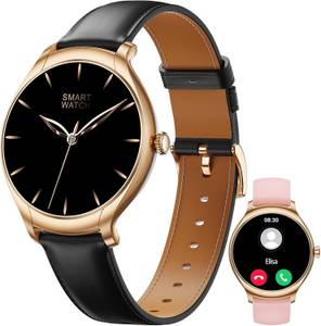 BOALZETD Damen's Telefonfunktion IP67 Wasserdichtigkeit Fitness-Tracker Smartwatch (3,53 cm/1,39 Zoll, Android/iOS), mit austauschbarem weichem Silikonarmband, mit Herzfrequenz/SpO2/Schlafmonitor/Menstruationszyklus 100+ Sportmodi 