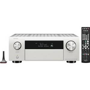 Denon AVC-X4700H 9.2 AV-Receiver 9x200 W Silber 4K UltraHD, AirPlay, Bluetooth®, Internetradio, WLAN, Dolby Atmos® AV-Receiver