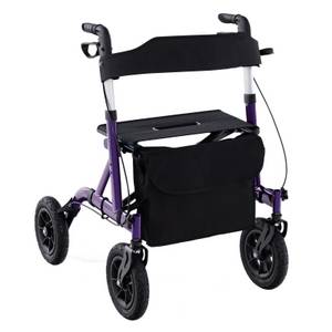 Costway Rollator, 6-fach verstellbar Griff mit 