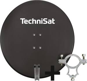 Technisat SATMAN 65 Plus Satelliten-Reflektor inkl. LNB-Halteschelle schiefergrau 