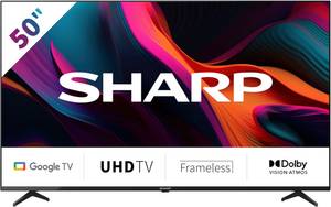 Sharp 50GL4260E LED-Fernseher (126 cm/50 Zoll, 4K Ultra HD, Google TV, Smart-TV, Dolby Atmos, Dolby Vision, HDMI 2.1 mit eARC) 