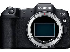  CANON EOS R8 Body Spiegellose Systemkameras mit Objektiv 24-50 mm , 7,5 cm Display, WLAN 