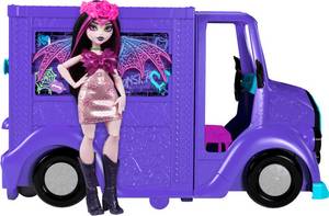 Mattel Monster High Draculaura & Fangtastic Rockin' Food Truck Playset (HXH83) Modepuppe