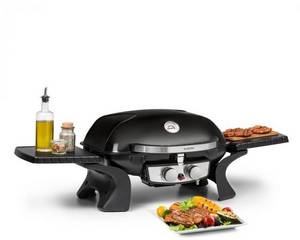 Klarstein Parforce Duo (ohne Schlauch und Druckminderer) schwarz Tischgrill