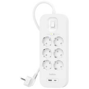 Belkin SRB002vf2M Steckdosenleiste Weiß CEE-Stecker 1 St. 