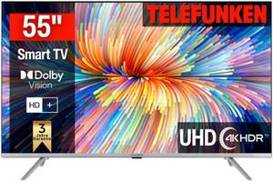 Telefunken D55V850M5CWH LED-Fernseher (138 cm/55 Zoll, 4K Ultra HD, Smart-TV) 