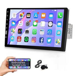 Hikity IOS/Android 9 Zoll Touchscreen Mirror Link MP5 Spieler Autoradio (Bluetooth FM) 