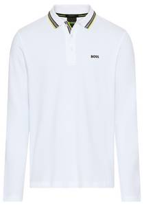 Boss Green Langarm-Poloshirt 