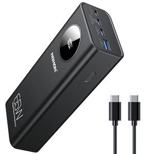  NOHON Powerbank 26800mAh Fast Power Bank: 65W Charge USB C PD/QC3.0 Externer Akku mit LED Display | 4 Ports Externer Handyakku Kompatibel mit iPhone15 14 13 12 11 Mini Pro Max iPad Samsung S Huawei 