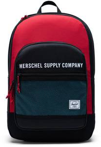 Herschel Kaine Backpack black/red/bachelor button Tagesrucksack