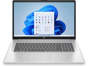  HP 17-cp2334ng, Notebook, mit 17,3 Zoll Display, AMD Ryzen™ 7 Prozessor, 8 GB RAM, 512 SSD, AMD, Radeon™ Onboard Graphics, Silber Windows 11 Home (64 Bit) 