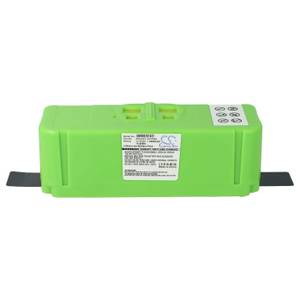 Vhbw Staubsauger-Akku Ersatz für iRobot 4374392, 4376392, 4462425, 4502233, 2130LI für Saugroboter (5200mAh, 14,4V, Li-Ion) 5200 mAh 