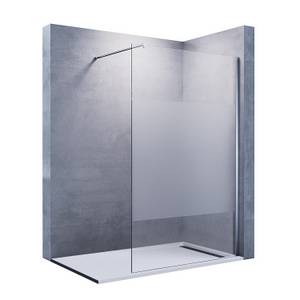 Sonni Walk-in-Dusche Walk-In Dusche,Vollsatiniert/ Teilsatiniert Glas,80-140cm,Höhe: 200cm, NANO ESG GLAS 