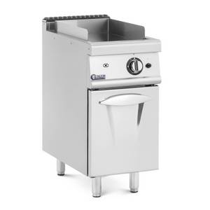 Royal Catering Gasgrill Gas-Grillplatte Unterschrank 6 kW glatt Propan/LPG/Erdgas bis 300 °C 