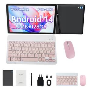 BUFO Tablet 10.1 Zoll 10GB RAM 128GB ROM 1TB TF Octa-Core 1280x800 IPS HD Tablet (10
