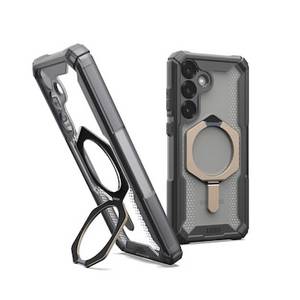 Uag Urban Armor Gear Plasma XTE Kickstand Case mit Magnet-Modul Samsung Galaxy S25 ash (transparent)/titan 