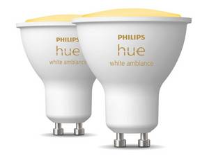 HUE White Ambiance GU10 350lm LED-Reflektor Doppelpack / G 
