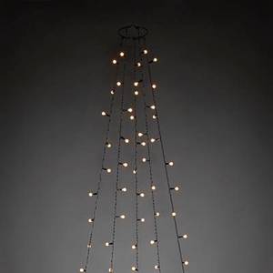 Konstsmide LED Baummantel mit Ring, mit Globes 
