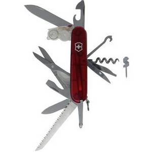 Victorinox Huntsman Lite 1.7915.T Schweizer Taschenmesser Anzahl Funktionen 21 Rot (transparent) 