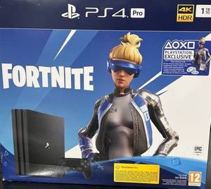 PlayStation 4 Pro (1TB, black): Fortnite Neo Versa Bundle (1)