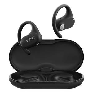 SANAG Open Ear Kopfhörer, Ultra bequemes Design, Sicherer Halt, Open-Ear-Kopfhörer (Ausgeglichener Sound, Bluetooth 5.4 Kabellose Kopfhörer, 60 Std Laufzeit, IPX5 Wasserdichte Sport Bluetooth Kopfhörer,ENC Rauschunterdrückung Bluetooth Earbuds, Büro/Fahre 