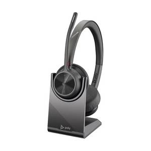 POLY Voyager 4320 USB-C MS Teams Certified Headset +BT700 dongle +Charging Stand 