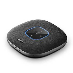  Anker PowerConf S3 Bluetooth Konferenzlautsprecher, 6 integrierte Mikrofone, verbesserter Tonaufnahme, 24 Std Gesprächszeit, Soundcore App Steuerung, Bluetooth 5, USB-C, ideal für Büro und Homeoffice 