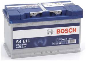 Bosch S4 E11 12V 80Ah (0 092 S4E 111) Start-Stopp-Batterie