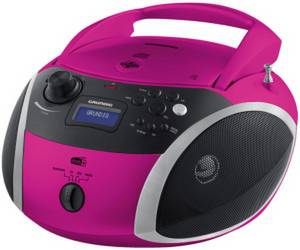 Grundig GRB 4000 BT DAB+ pink Tragbares Radio