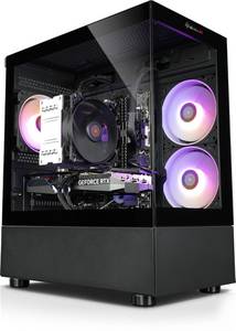Kiebel InvaderXS VIII Gaming-PC (AMD Ryzen 7 AMD Ryzen 7 8700F, RTX 5070, 32 GB RAM, 1000 GB SSD, Luftkühlung, WLAN, ARGB-Beleuchtung) 