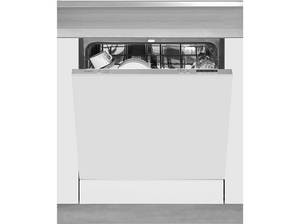 Exquisit vollintegrierbarer Geschirrspüler, EGSP6012-E-030E silber, 11 l, 12 Maßgedecke 